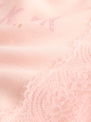 Baker by Ted Baker Pink Lace Trim Wide Leg Sweat & Joggers Set 2 Piece - صورة 4 من 6