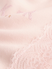Baker by Ted Baker Pink Lace Trim Wide Leg Sweat & Joggers Set 2 Piece - Bild 8 von 10