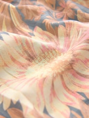Light Pink Vintage Floral Print Square Neck Blouse - Image 3 of 3