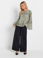 PixieGirl Petite Natural Snake Bell Sleeve Top - Image 2 of 5