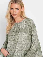 PixieGirl Petite Natural Snake Bell Sleeve Top - Image 4 of 5