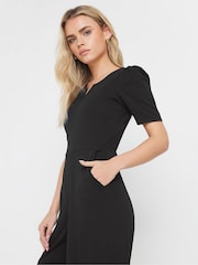 M&Co Petite Notch Neck Jumpsuit - Imagen 4 de 5