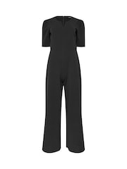 M&Co Petite Notch Neck Jumpsuit - Imagen 5 de 5