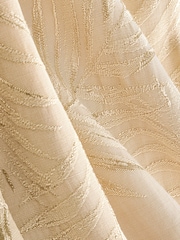 Cream Satin Jacquard Double Breasted Jacket - Image 6 of 7