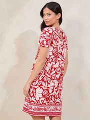 Lipsy Mini robe droite texturée en jersey à manches courtes - Image 4 de 4