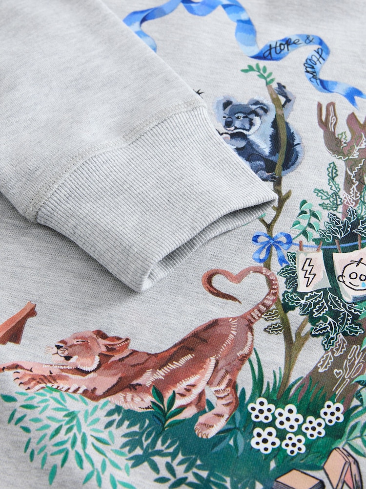 Cath Kidston Grey Great Ormond Street Hospital Sweatshirt - Image 9 of 9