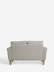 Chenille Stripe Slate Blue Emory 2 Seater Small Sofa In A Box - Image 7 of 8