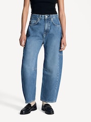 Rag & Bone Blue Charlie High Rise Barrel Jeans - Image 2 of 7