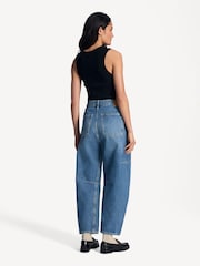 Rag & Bone Blue Charlie High Rise Barrel Jeans - Image 3 of 7