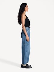 Rag & Bone Blue Charlie High Rise Barrel Jeans - Image 4 of 7