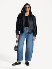 Rag & Bone Blue Charlie High Rise Barrel Jeans - Image 5 of 7
