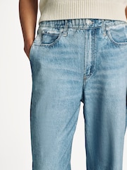 Rag & Bone Blue Miramar Wide Leg Jeans - Image 5 of 6