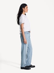 Rag & Bone Blue Featherweight Baggy Dre Low Rise Boyfriend Jeans - Image 3 of 6