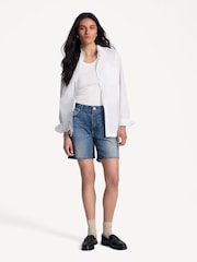 Rag & Bone Blue Miramar Kaia Shorts - Image 3 of 7