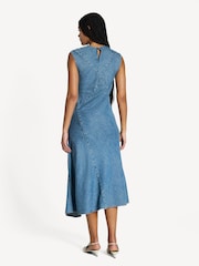 Rag & Bone Blue Ultra Featherweight Lisbon Dress - Image 2 of 6