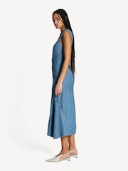 Rag & Bone Blue Ultra Featherweight Lisbon Dress - Image 3 of 6