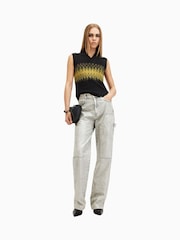 AllSaints Black Clyde Tank Top - Image 3 of 7