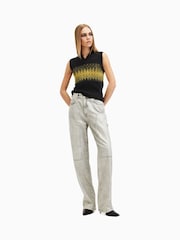 AllSaints Black Clyde Tank Top - Image 5 of 7