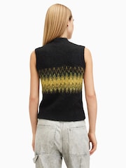 AllSaints Black Clyde Tank Top - Image 6 of 7