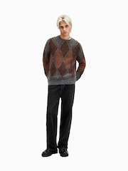 AllSaints Black Mord Crew Jumper - Image 3 of 7