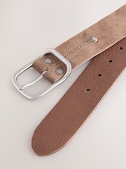 pardo - Premium Made In Italy Casual Wide Belt - Imagem 5 de 5
