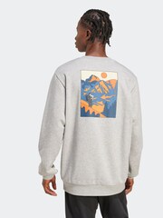 adidas Doodle Hunt Hike Graphic Sweatshirt - Imagem 2 de 6