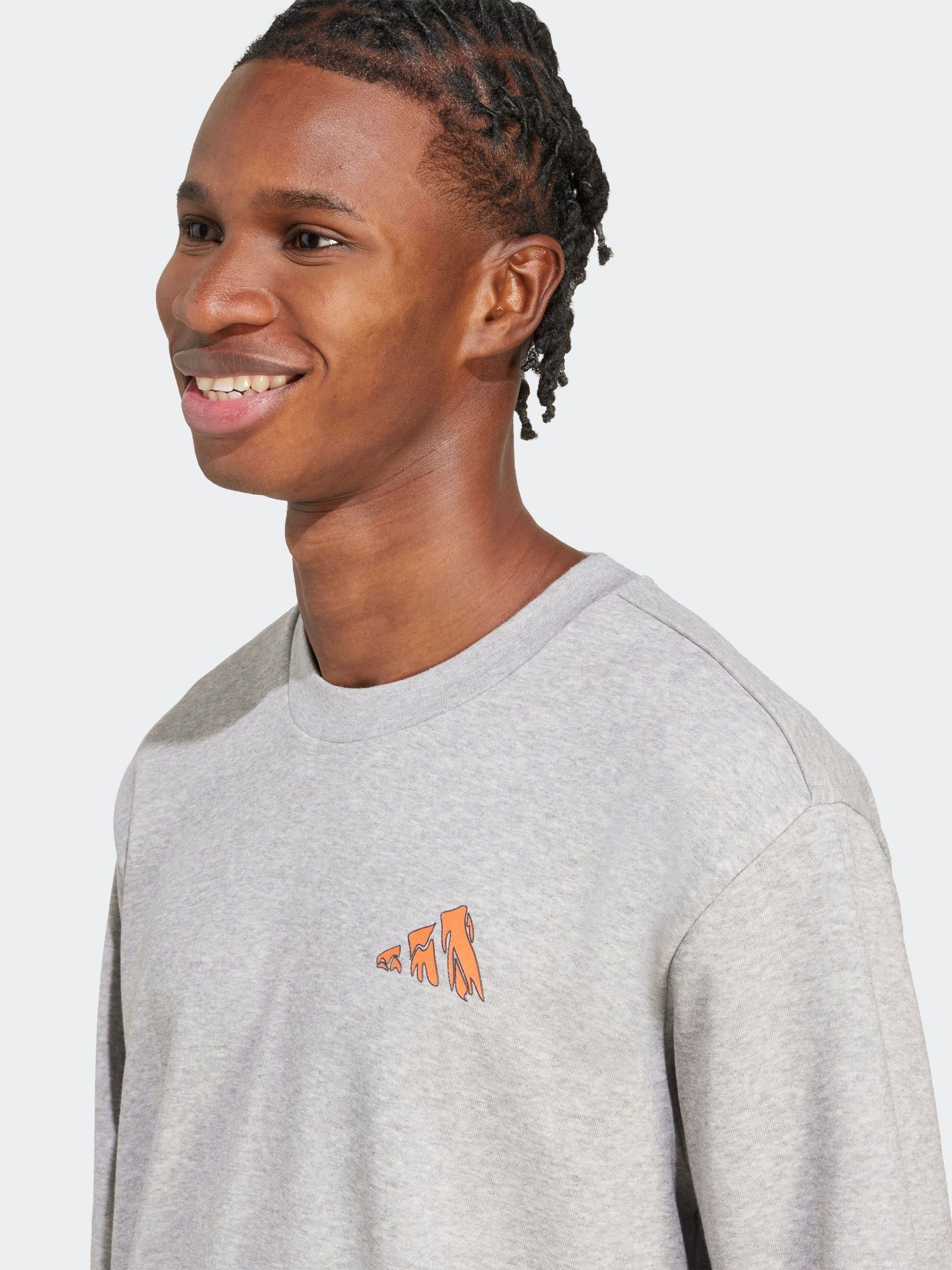 Buy adidas Grey Doodle Hunt Hike Graphic Sweatshirt from Next Thailand