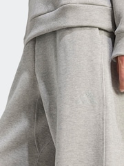 adidas Grey ALL SZN Holiday Glitter Fleece Loose Joggers - Image 4 of 6