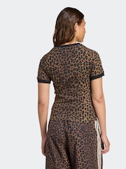 adidas Originals Leopard Cali Slim T-Shirt - Imagem 2 de 5