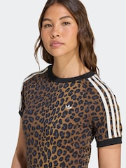 adidas Originals Leopard Cali Slim T-Shirt - Imagem 5 de 5