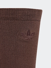 adidas Originals Brown 2-Toned Crew Socks 2 Pack - Image 3 of 4