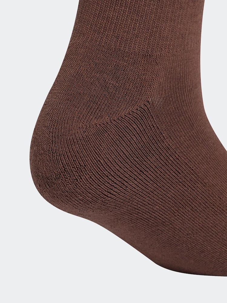 adidas Originals Brown 2-Toned Crew Socks 2 Pack - Image 4 of 4 adidas Originals Brown 2-Toned Crew Socks 2 Pack - Image 4 of 4