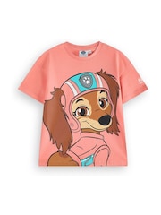Vanilla Underground Pink Girls Paw Patrol 100% Cotton T-Shirts 3 Pack - Image 4 of 6