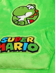 Vanilla Underground Green Kids Super Mario Character Blanket Hoodie - Image 5 of 6