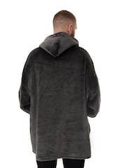 Vanilla Underground Black Mens The Simpsons Homer Blanket Hoodie - Image 2 of 6