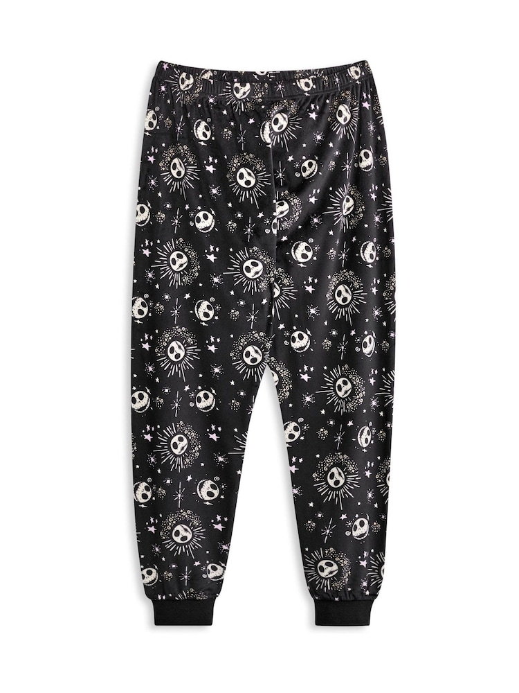 Vanilla Underground Black Womens Disney Nightmare Before Christmas Pyjamas - Image 5 of 6