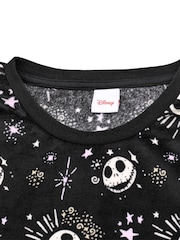 Vanilla Underground Black Womens Disney Nightmare Before Christmas Pyjamas - Image 6 of 6