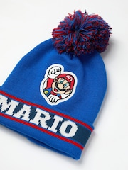 Vanilla Underground Blue Super Mario Boys Hat And Gloves Set - Image 4 of 6