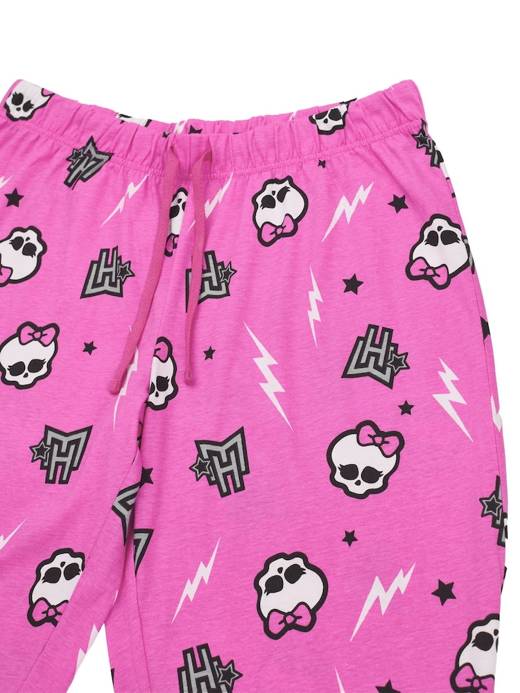 Damska piżama Vanilla Underground z motywem Monster High, w 100% z bawełny - Image 6 of 9