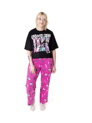 بيجامة للنساء من القطن 100% بتصميم Monster High من Vanilla Underground - صورة 7 من 9
