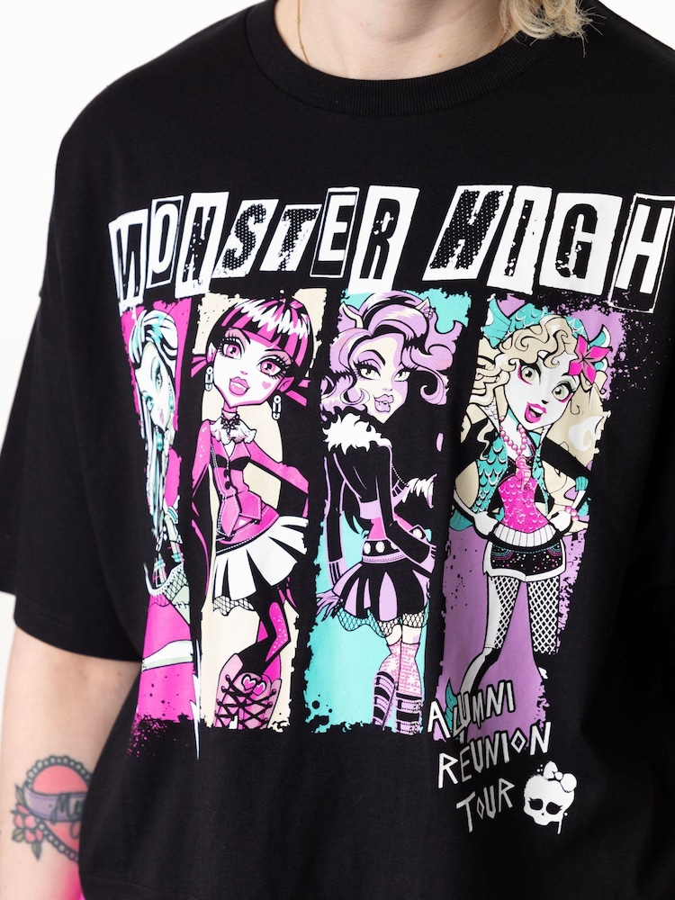 بيجامة للنساء من القطن 100% بتصميم Monster High من Vanilla Underground - صورة 9 من 9