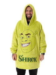 Vanilla Underground Green Mens Shrek Blanket Hoodie - Image 1 of 6