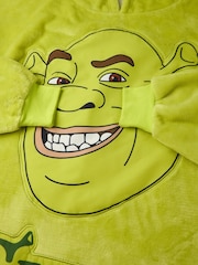 Vanilla Underground Green Mens Shrek Blanket Hoodie - Image 4 of 6
