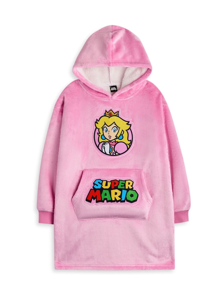 rožnata - Vanilla Underground Kid Super Mario Znak odeja kapucar; jopa/pulover s kapuco - Slika 1 iz 6