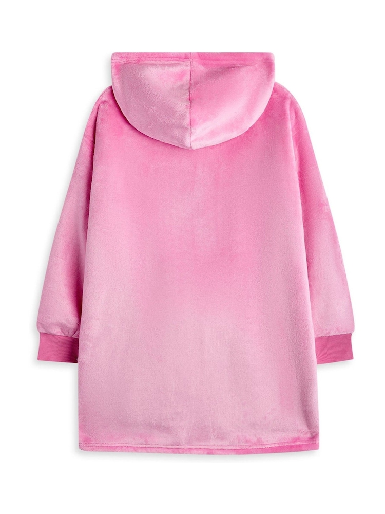 Vanilla Underground Pink Kids Super Mario Character Blanket Hoodie - Image 2 of 6 Vanilla Underground Pink Kids Super Mario Character Blanket Hoodie - Image 2 of 6