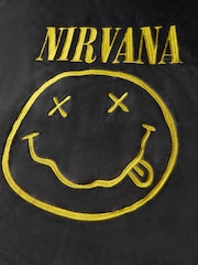 Vanilla Underground Black Mens Nirvana Blanket Hoodie - Image 6 of 6