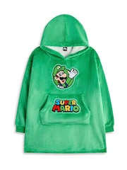 zelena - Vanilla Underground Kid Super Mario Znak odeja kapucar; jopa/pulover s kapuco - Slika 1 iz 6