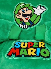 zelena - Vanilla Underground Kid Super Mario Znak odeja kapucar; jopa/pulover s kapuco - Slika 6 iz 6