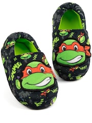 Vanilla Underground Black Boys Teenage Mutant Ninja Turtles Slippers - Image 2 of 6