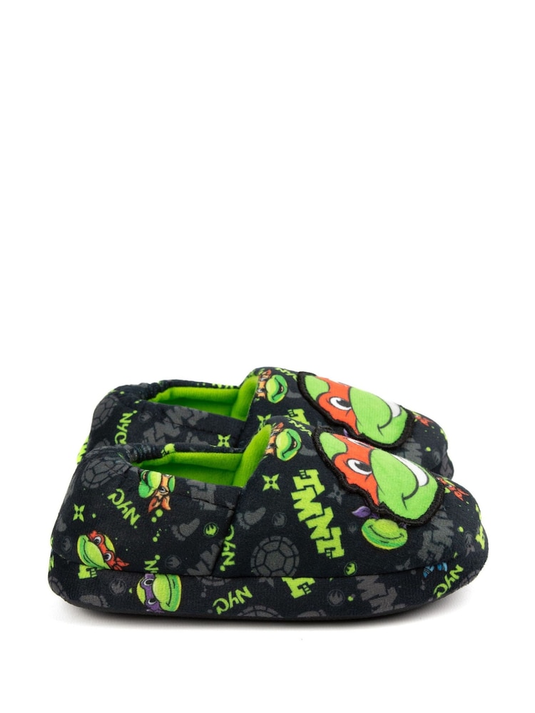 Vanilla Underground Black Boys Teenage Mutant Ninja Turtles Slippers - Image 4 of 6